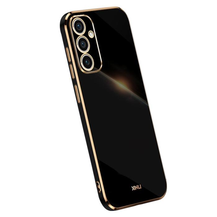 XINLI - XINLI Samsung Galaxy A35 5G Skal Mjuk TPU Stöttålig - Svart