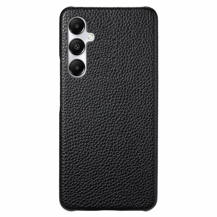 OEM - Y1 Samsung Galaxy A35 5G Skal Litchi Textur Konstläder - Svart