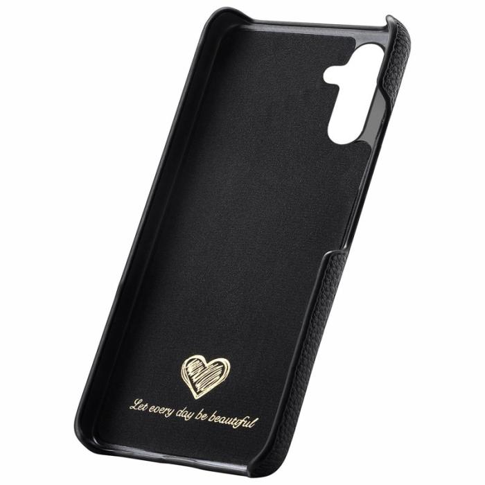 OEM - Y1 Samsung Galaxy A35 5G Skal Litchi Textur Konstläder - Svart