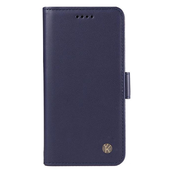 YIKATU - YIKATU Samsung Galaxy A35 5G Fodral Äkta Läder - Safir