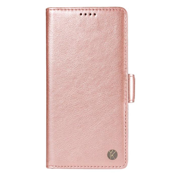 YIKATU - YIKATU Samsung Galaxy A35 5G Fodral Konstläder - Roséguld