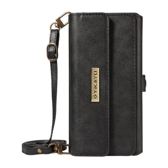 YIKATU - YIKATU Samsung Galaxy A35 5G Fodral Läder - Svart