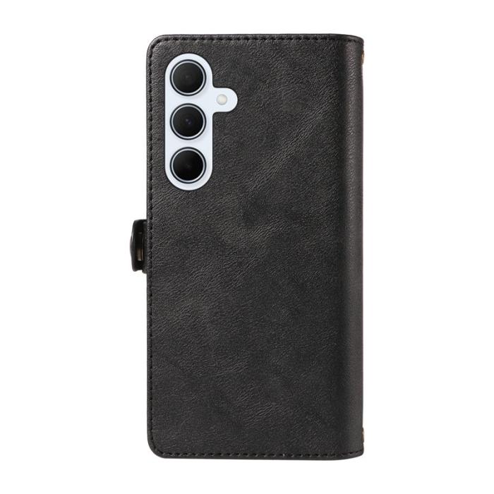 YIKATU - YIKATU Samsung Galaxy A35 5G Fodral Läder - Svart