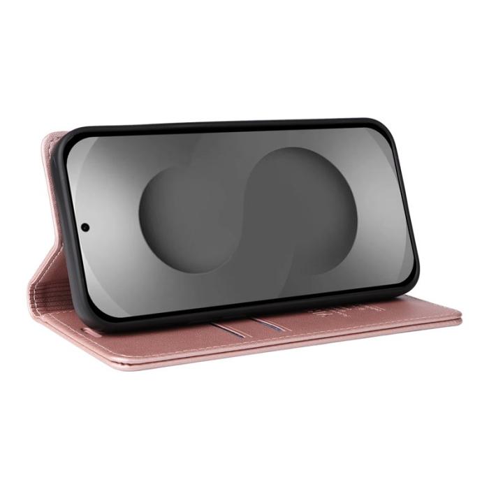 YIKATU - YIKATU Samsung Galaxy S26 Ultra Skal PU Läder - Roséguld