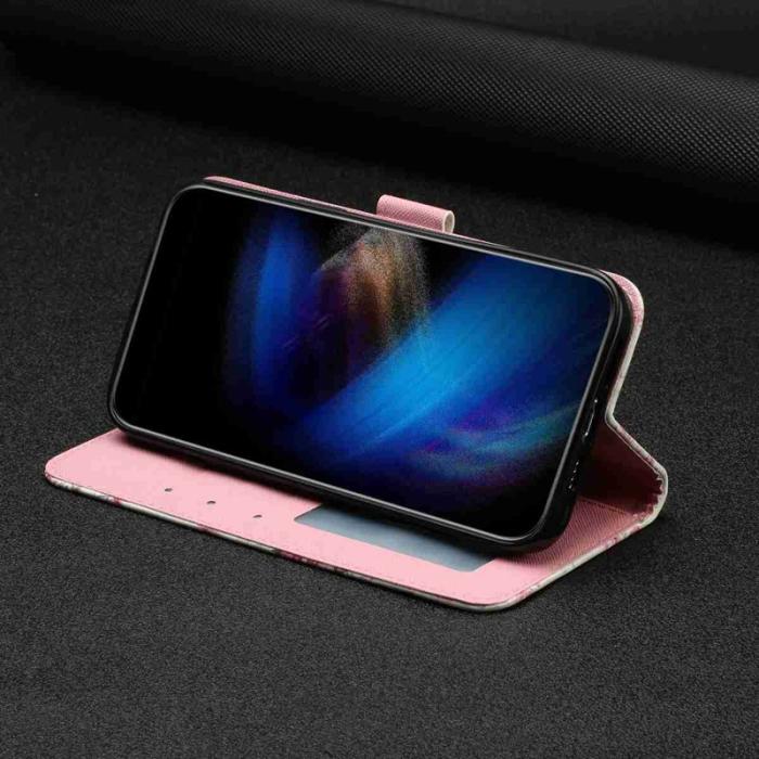 OEM - Plånboksfodral för Samsung Galaxy S26 3D-mönster Konstläder - Bär