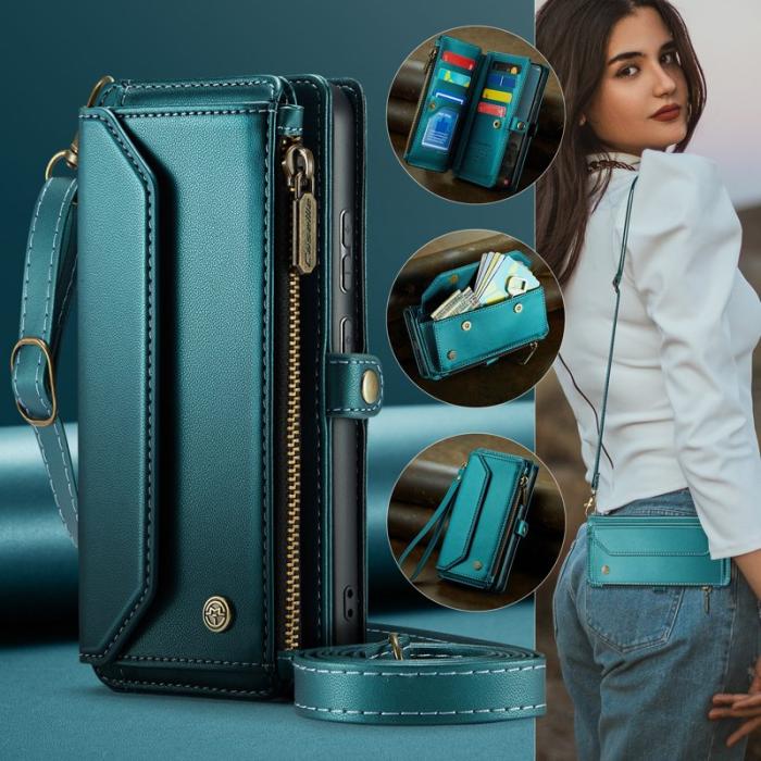 Caseme - CaseMe Mobilfodral för Samsung Galaxy S26 Konstläder 10 kortfack - Grön