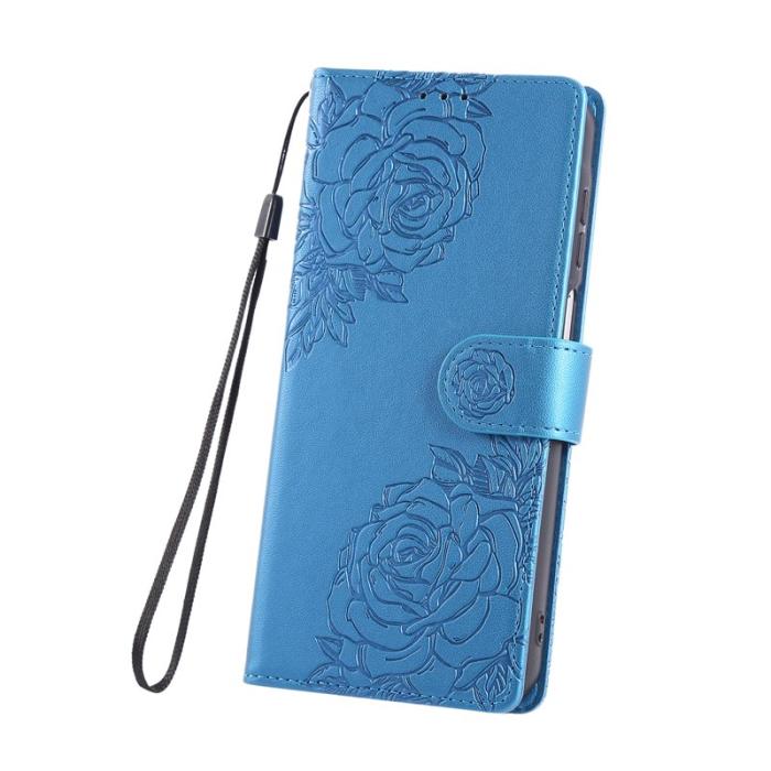 OEM - Plånboksfodral för Samsung Galaxy S26 Konstläder 3 kortfack - Blå