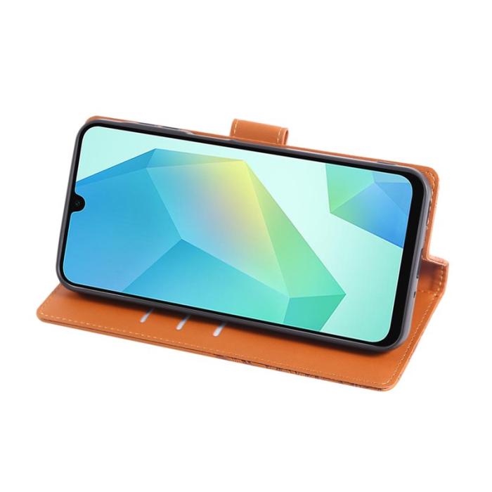 OEM - Plånboksfodral för Samsung Galaxy S26 Konstläder 3 kortfack - Brun