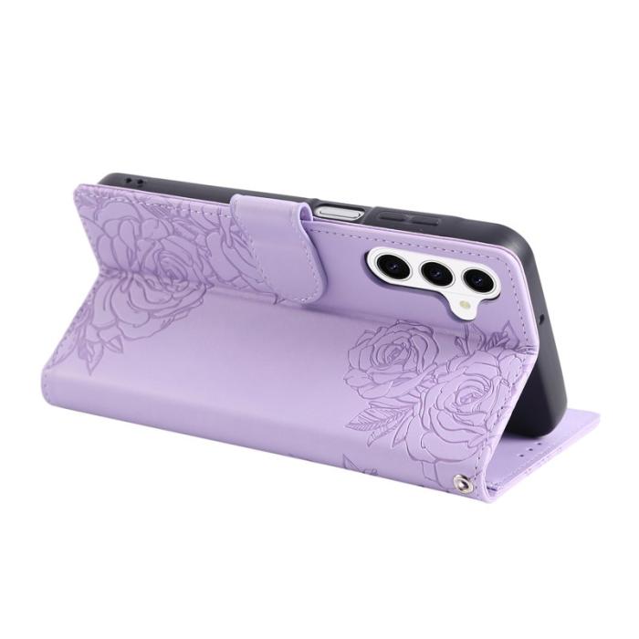 OEM - Plånboksfodral för Samsung Galaxy S26 Konstläder 3 kortfack - Ljuslila