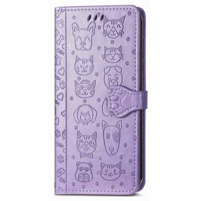 OEM - Plånboksfodral för Samsung Galaxy S26 Äkta läder - Ljuslila