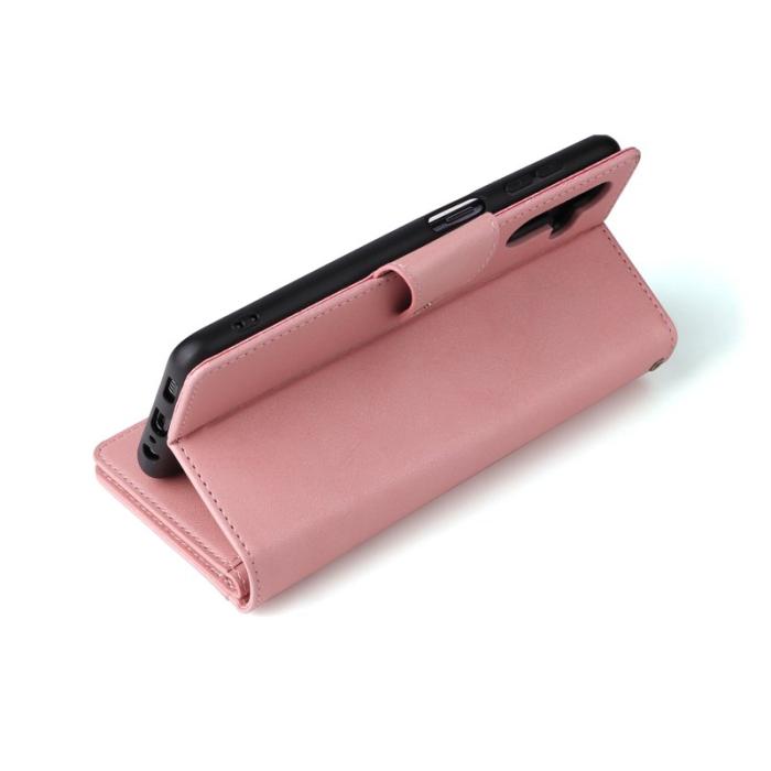 OEM - Plånboksfodral för Samsung Galaxy S26 Konstläder med dragkedja - Roséguld