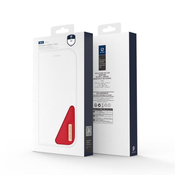 Caseme - CaseMe Plånboksfodral för Samsung Galaxy S26 Äkta läder RFID - Röd