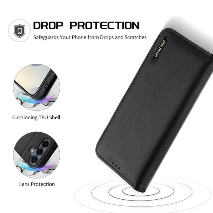 Caseme - CaseMe Plånboksfodral för Samsung Galaxy S26 Äkta läder RFID - Svart