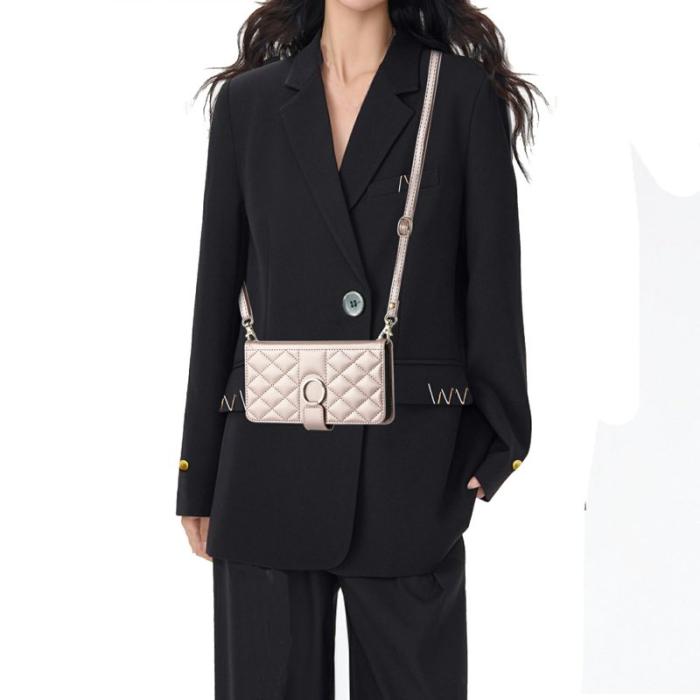 OEM - Plånboksfodral för Samsung Galaxy S26 Konstläder Ringhållare - Roséguld