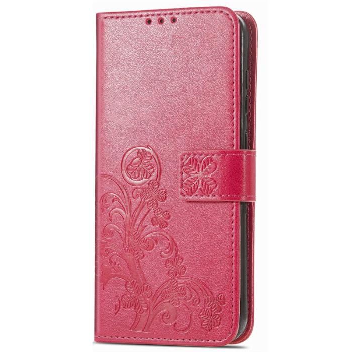 LC.imeeke - LC.IMEEKE Plånboksfodral för Samsung Galaxy S26 Äkta läder - Rosa