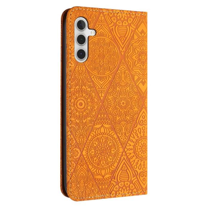 OEM - Plånboksfodral för Samsung Galaxy S26 Konstläder Ställ - Gul