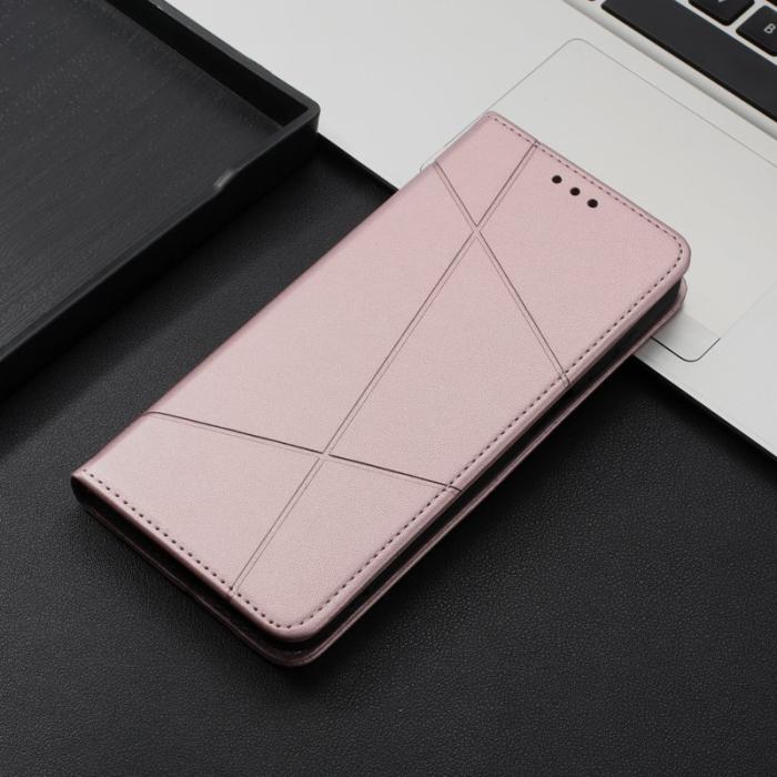 OEM - Plånboksfodral för Samsung Galaxy S26 Konstläder Stativ - Roséguld