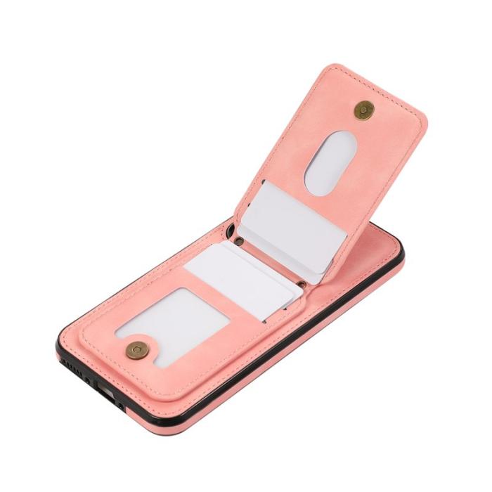 OEM - Mobilfodral för Samsung Galaxy S26 Äkta läder + TPU - Rosa