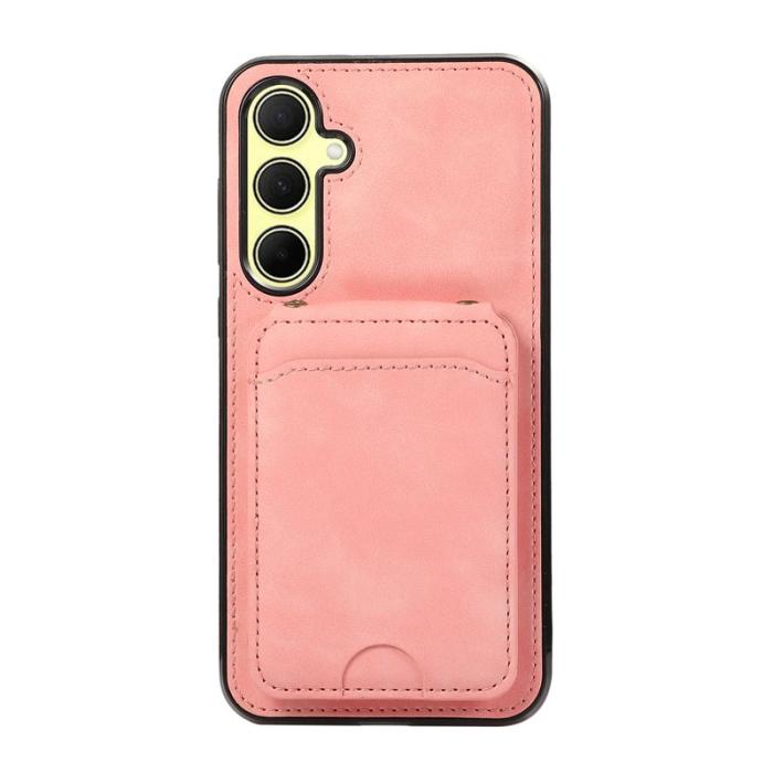 OEM - Mobilfodral för Samsung Galaxy S26 Äkta läder + TPU - Rosa