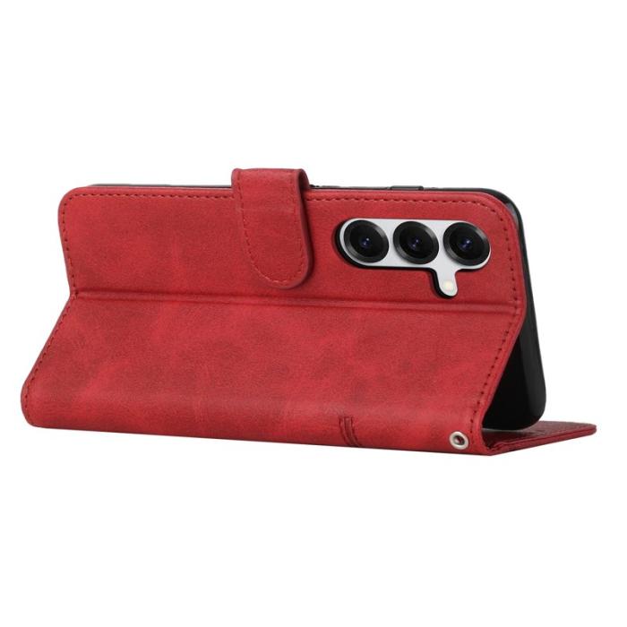 OEM - Plånboksfodral för Samsung Galaxy S26 Fällbart med Ställning - Röd