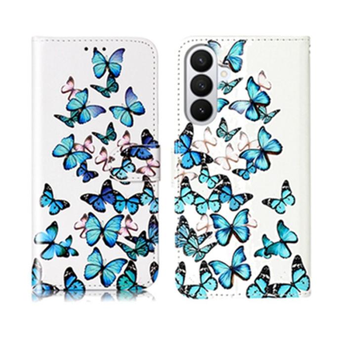 OEM - Plånboksfodral för Samsung Galaxy S26 Flip Konstläder - Blå