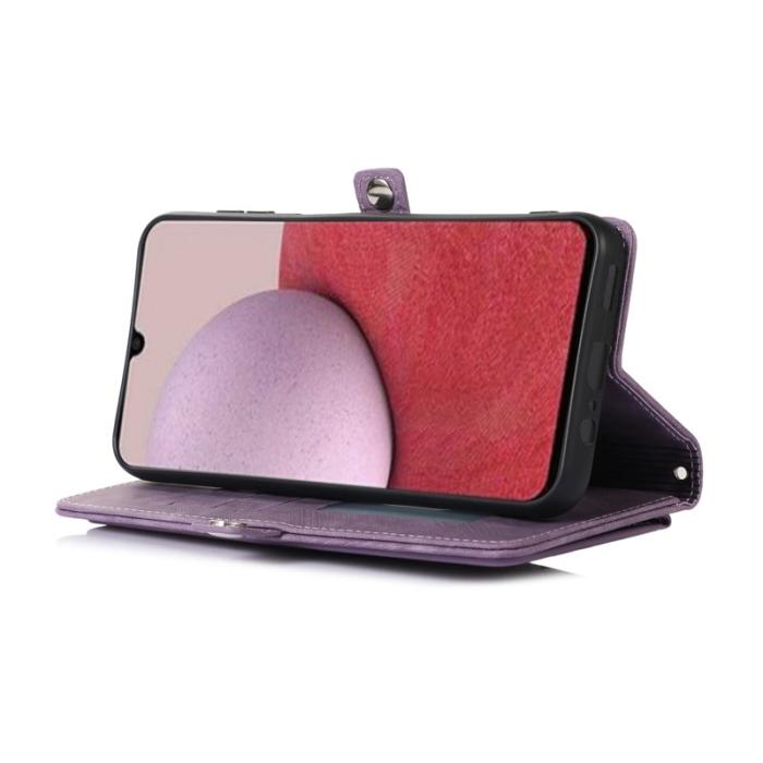 OEM - Mobilfodral för Samsung Galaxy S26 Konstläder 9 kortfack - Lila