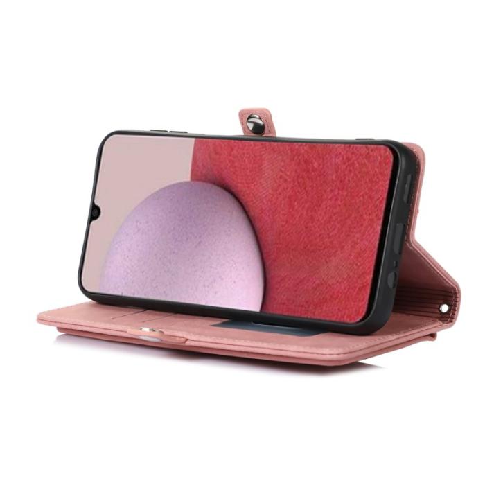 OEM - Mobilfodral för Samsung Galaxy S26 Konstläder 9 kortfack - Roséguld