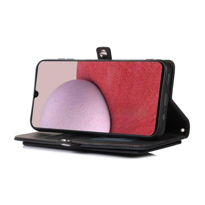 OEM - Mobilfodral för Samsung Galaxy S26 Konstläder 9 kortfack - Svart