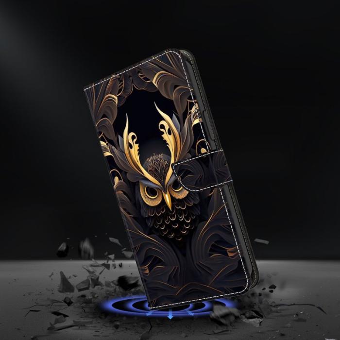 OEM - Plånboksfodral för Samsung Galaxy S26 Konstläder Flip Ställ - Uggla