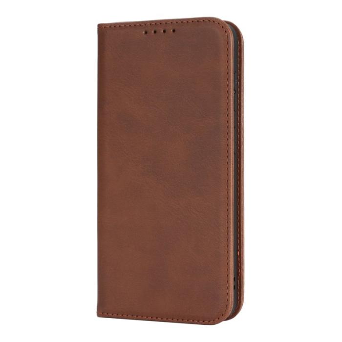 OEM - Mobilfodral för Samsung Galaxy S26 Konstläder Magnetiskt - Mörkbrun