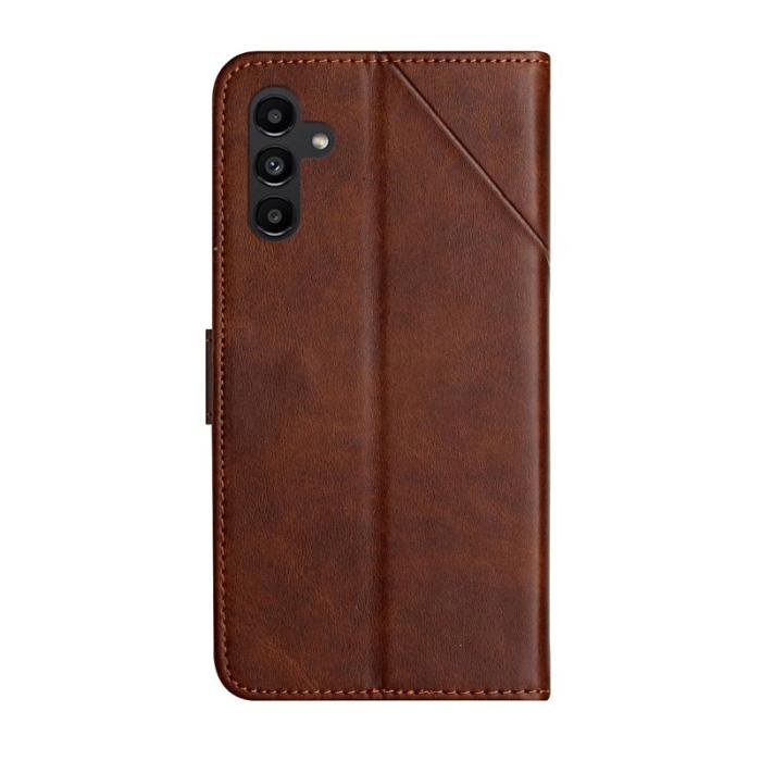 OEM - Plånboksfodral för Samsung Galaxy S26 Konstläder med handledsrem - Brun