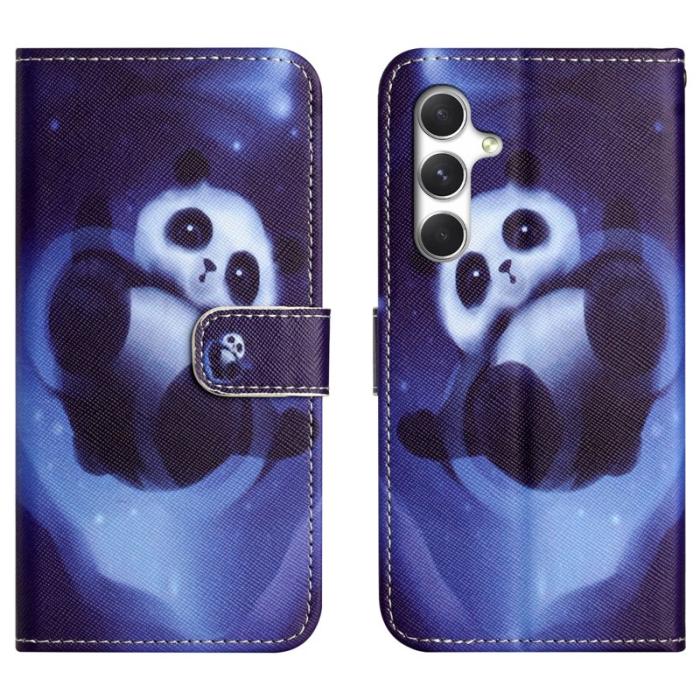 OEM - Plånboksfodral för Samsung Galaxy S26 Konstläder Mönster - Panda