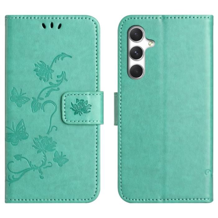 OEM - Plånboksfodral för Samsung Galaxy S26 Konstläder Ställ - Cyan