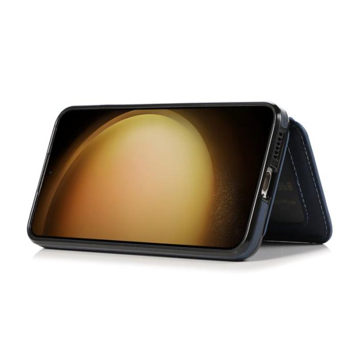 OEM - Mobilfodral för Samsung Galaxy S26 Kortfack Kickstand Konstläder + TPU - Blå