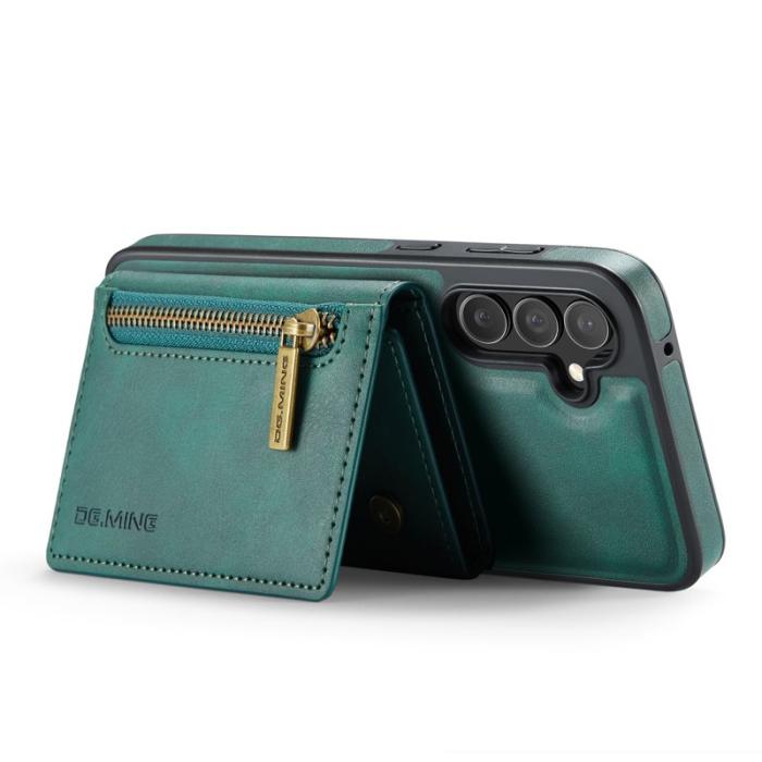 DG.MING - DG.Ming Mobilfodral för Samsung Galaxy S26 Magnetiskt Äkta läder - Grön