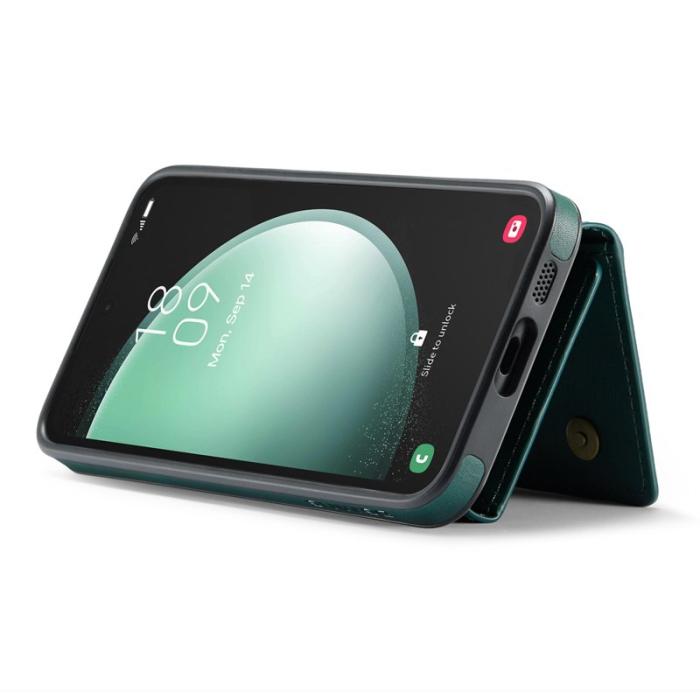 DG.MING - DG.Ming Mobilfodral för Samsung Galaxy S26 Magnetiskt Äkta läder - Grön