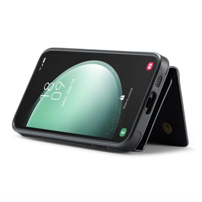 JEEHOOD - JEEHOOD Plånboksfodral för Samsung Galaxy S26 Magnetiskt Äkta läder - Svart