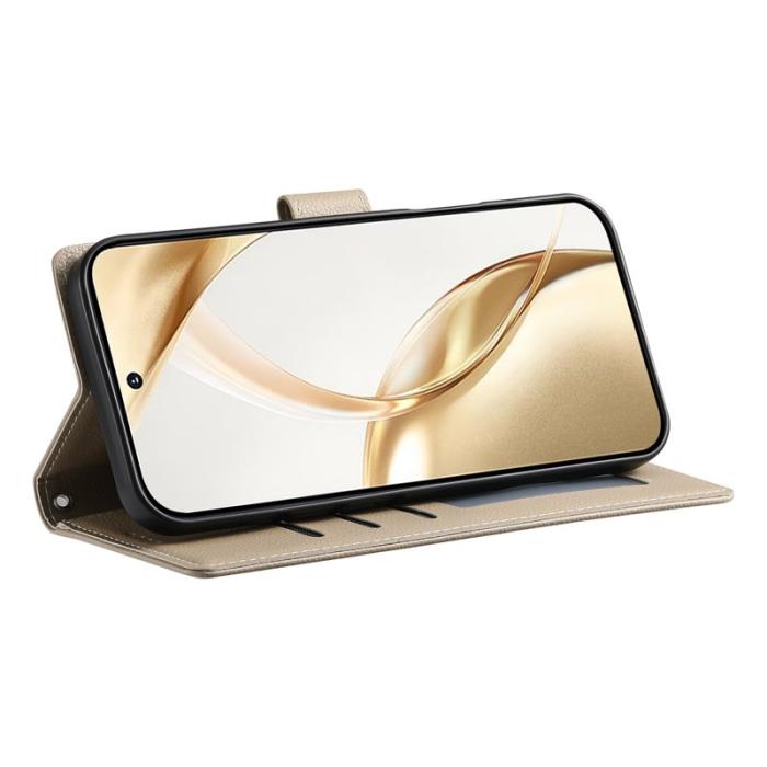 OEM - Plånboksfodral för Samsung Galaxy S26 Magnetiskt Konstläder - Aprikos