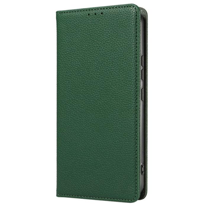 OEM - Plånboksfodral för Samsung Galaxy S26 Magnetiskt Konstläder - Grön
