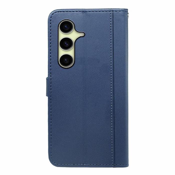 OEM - Plånboksfodral för Samsung Galaxy S26 Magnetiskt Konstläder med Rem - Blå