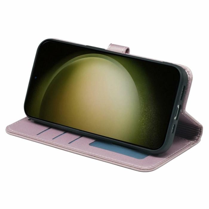 OEM - Plånboksfodral för Samsung Galaxy S26 Magnetiskt Konstläder med Rem - Roséguld