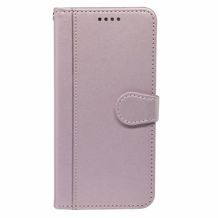 OEM - Plånboksfodral för Samsung Galaxy S26 Magnetiskt Konstläder med Rem - Roséguld