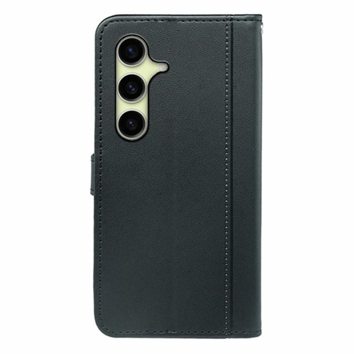 OEM - Plånboksfodral för Samsung Galaxy S26 Magnetiskt Konstläder med Rem - Svart