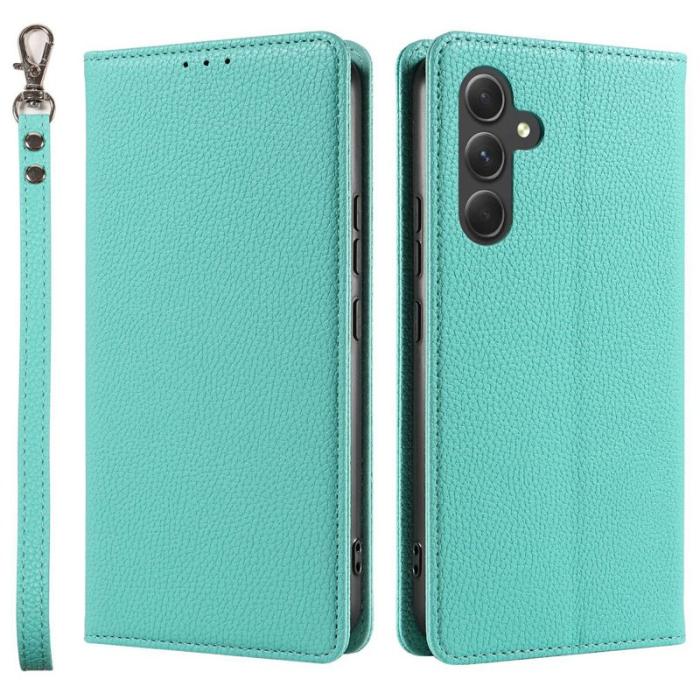 OEM - Plånboksfodral för Samsung Galaxy S26 Magnetiskt Konstläder - Mintgrön