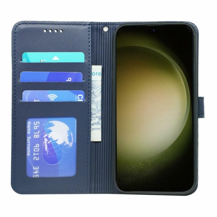 OEM - Plånboksfodral för Samsung Galaxy S26 Magnetiskt Konstläder med rem - Röd