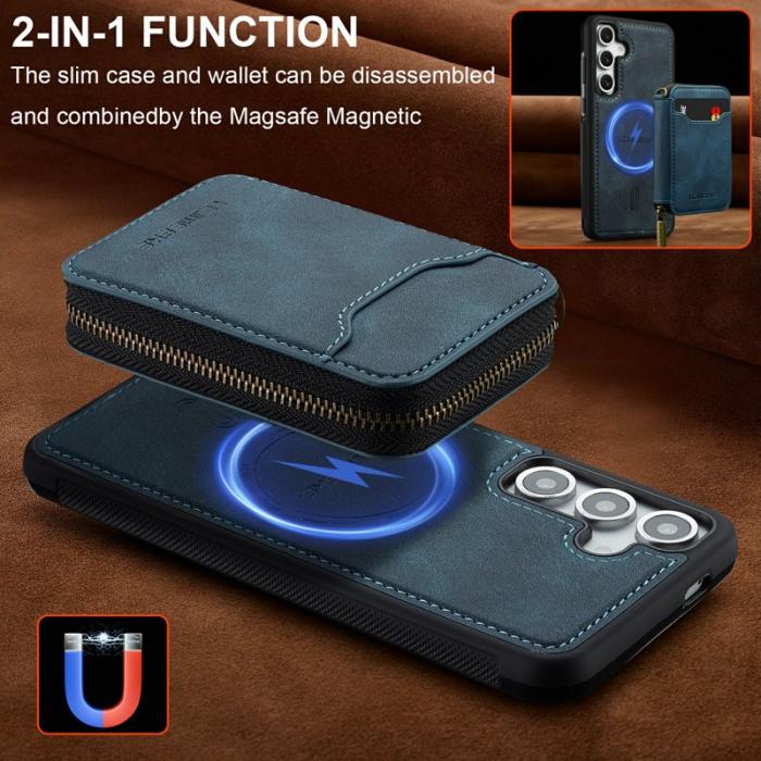 LC.imeeke - LC.IMEEKE Plånboksfodral för Samsung Galaxy S26 Magnetiskt PC + TPU - Blå