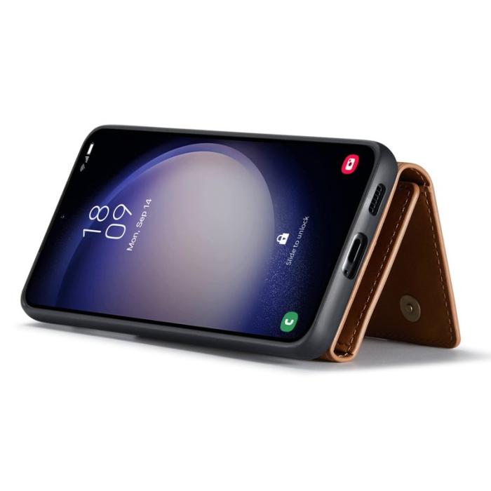 DG.MING - DG.Ming Plånboksfodral för Samsung Galaxy S26 Magnetiskt PU + TPU - Brun