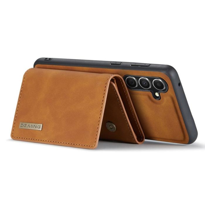 DG.MING - DG.Ming Plånboksfodral för Samsung Galaxy S26 Magnetiskt PU + TPU - Brun