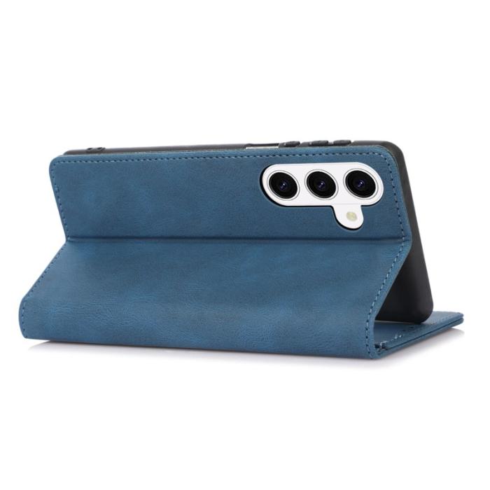 OEM - Plånboksfodral för Samsung Galaxy S26 Magnetiskt stängning Konstläder - Blå