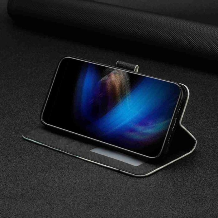 OEM - Plånboksfodral för Samsung Galaxy S26 Plus 3D-mönster Konstläder - Hund